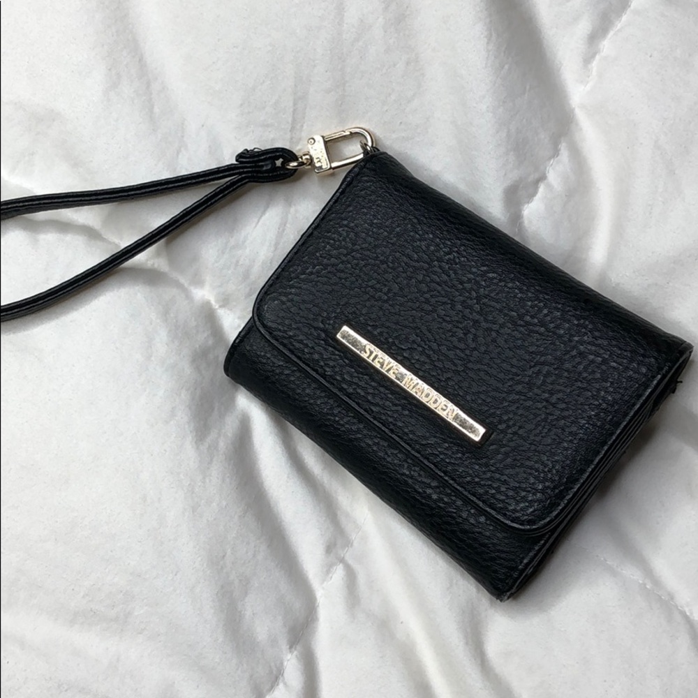 Small Black Steve Madden Wallet